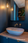 Powder room, powder room featuring Resene Coast