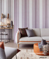 decorating with purple, purple wallpaper, purple interior, resene